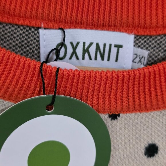 Polka Dot Knit Bird Sweater - Picture 6 of 7